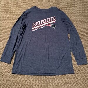 NFL Brand Long Sleeve Patriots Football T-Shirt